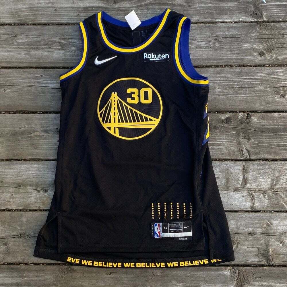 NBA Golden State Warriors Nike City Edition 21-22 Stephen Curry Jersey M
